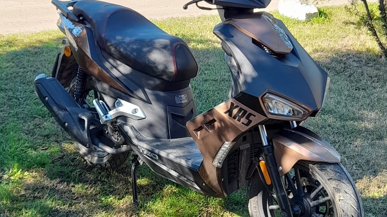 Mustang XRS 125cc TRIO 4T skuter MITT SCOOTER APACHI 125cc YouTube