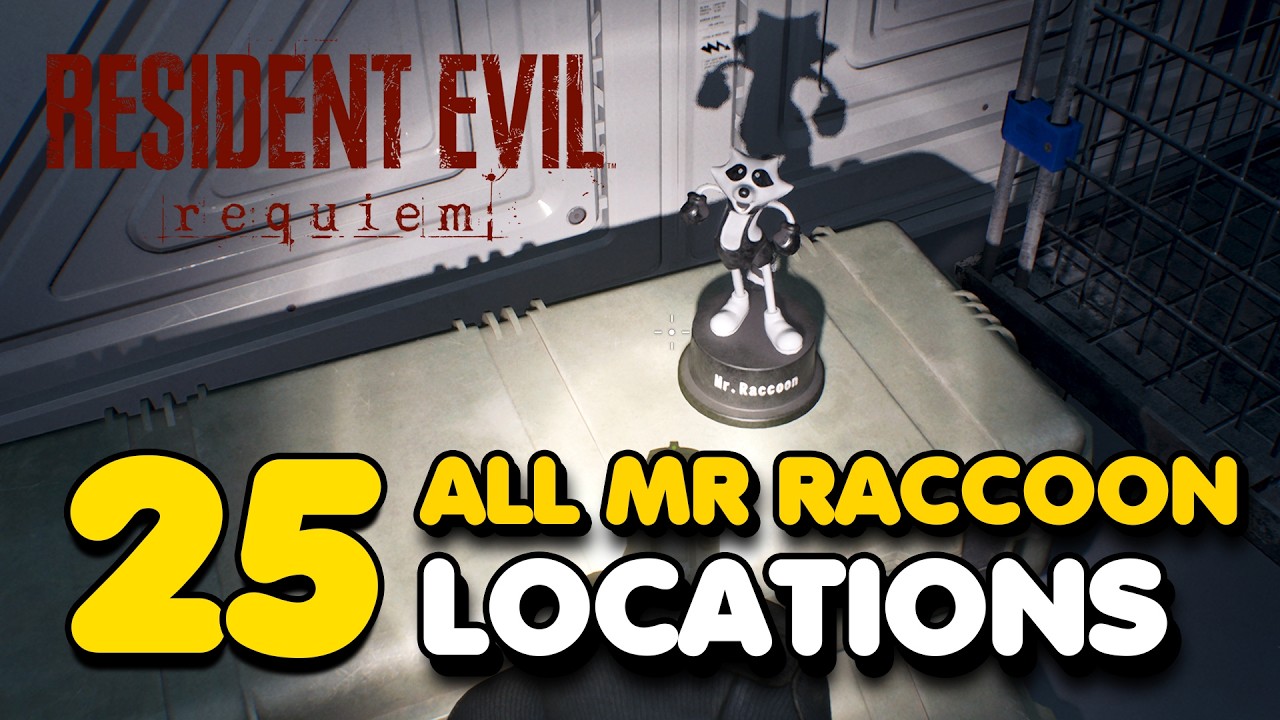 RE9: Requiem - All Mr. Raccoon Locations In Resident Evil 9 (You Little Rascal Trophy Guide)