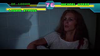 Laurie + Dr. Loomis vs Michael Myers with Healthbars | Halloween 2 (1981)