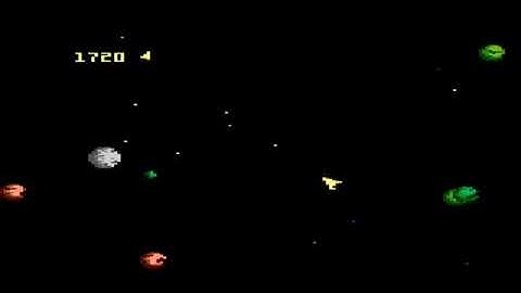 3D Asteroids - Atari 7800