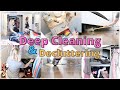 EXTREME DEEP CLEAN AND ORGANIZE WITH ME // MASTER BEDROOM CLEANING// SPEED CLEANING // KONMARI