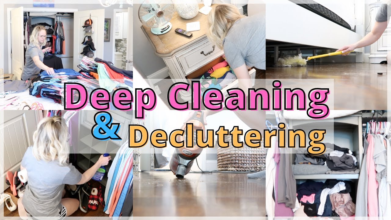 EXTREME DEEP CLEAN AND ORGANIZE WITH ME // MASTER BEDROOM CLEANING ...