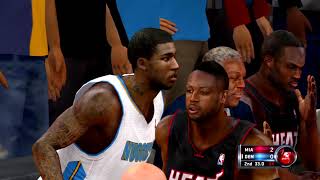 NBA 2K12 Gameplay Denver Nuggets vs Miami Heat