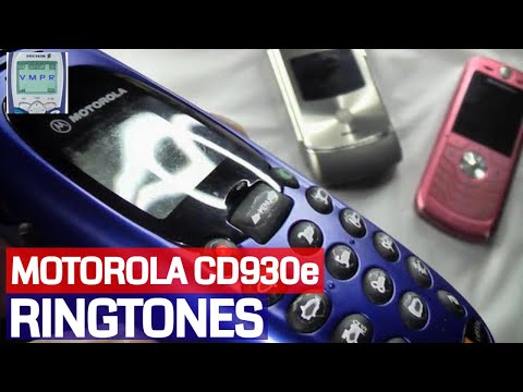 Motorola CD930 Mobile Phone Ringtones + Startup. 62 Seconds of Side by Side Ringtones
