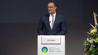 World health summit 2018: keynote jens spahn (german federal minister
of health)