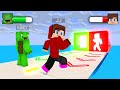 JJ vs Mikey TAKE THE RIGHT POSE Game - Maizen Minecraft Animation