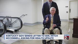 Kentucky governor requests health update from Senator McConnell