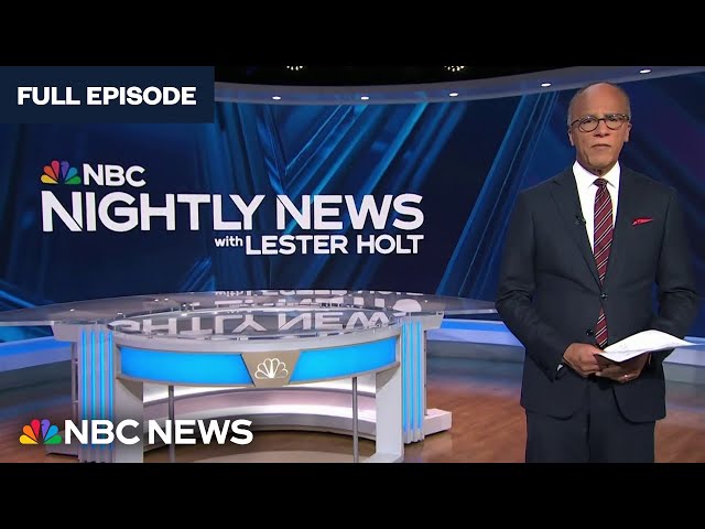 Nightly News Full Broadcast - May 29 class=