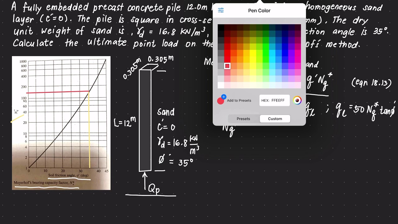 Pile End  Bearing Capacity
