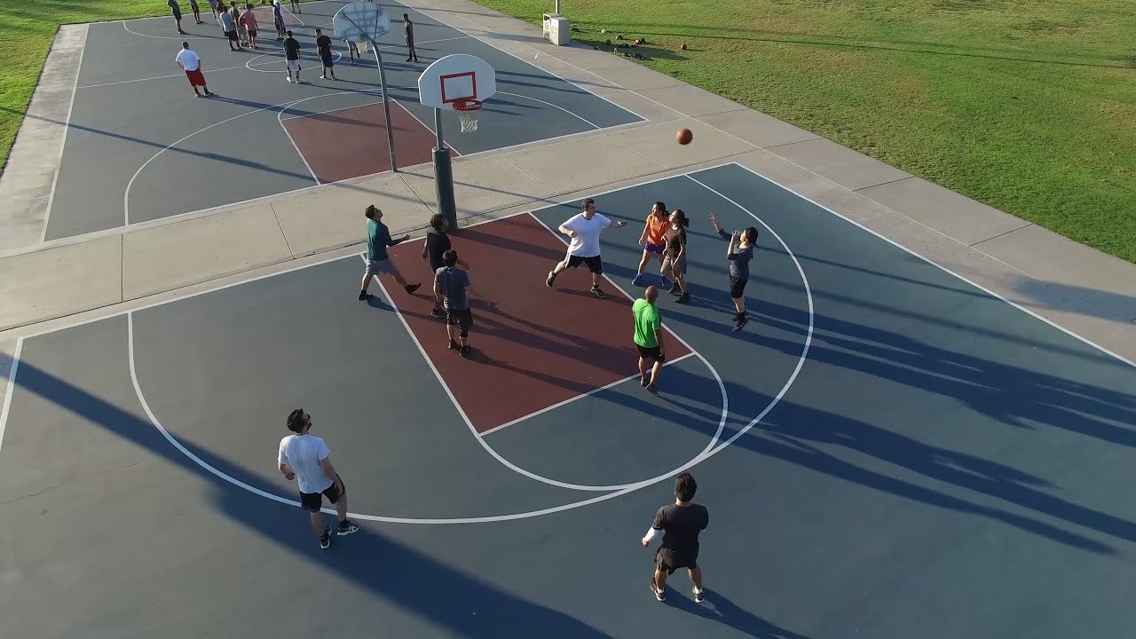 Drone Basketball Footage 4K YouTube