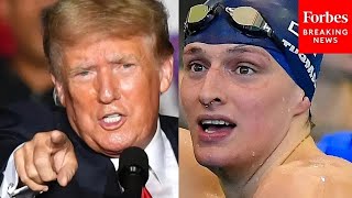 Trump Continues His Attacks On Lia Thomas, Pledges To Ban Trans Athletes From Womens Sports