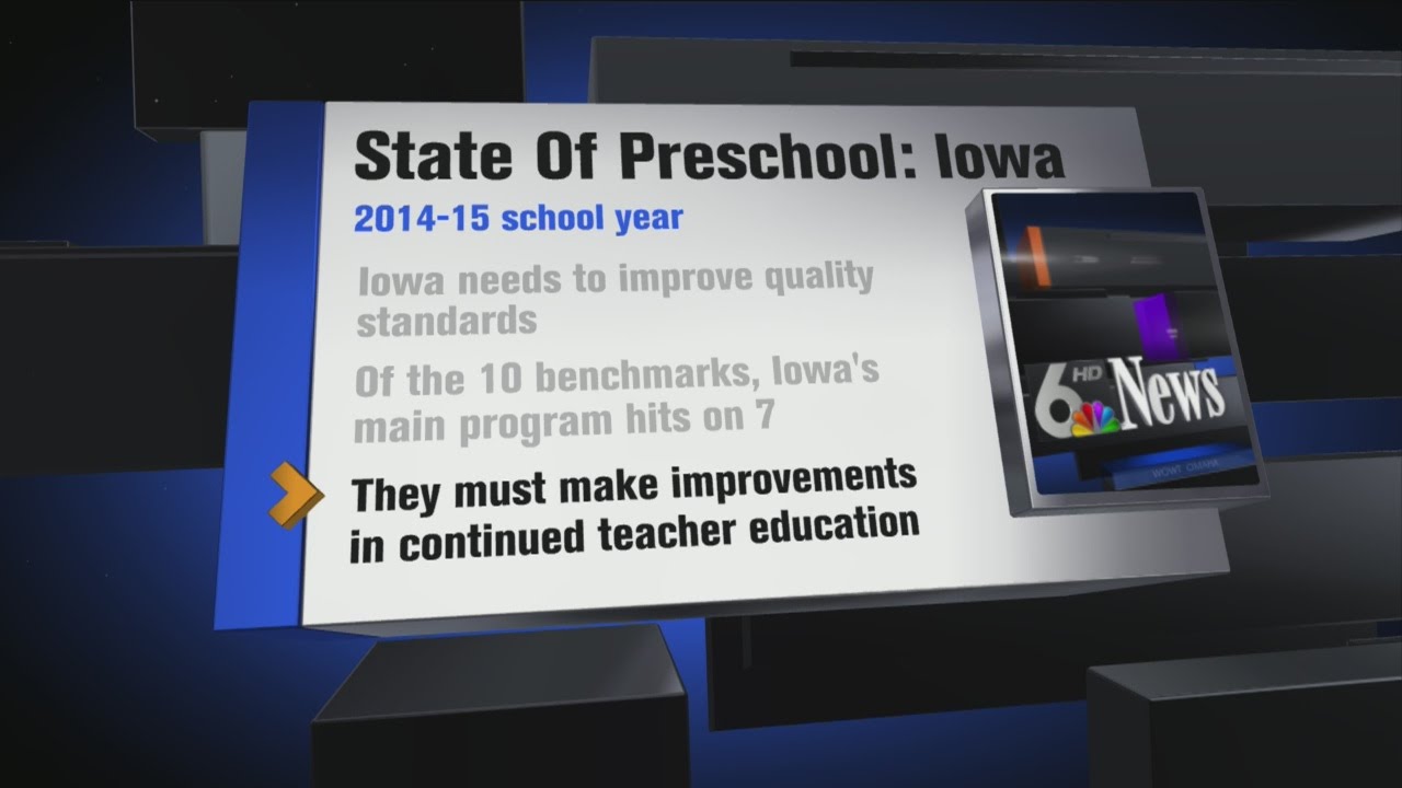 State of Preschool Report Iowa YouTube