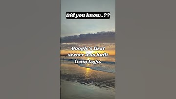 Google’s First Server Was Made of LEGO?! 🤯 #shorts