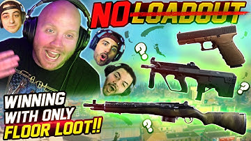 WE WON WITH ONLY FLOOR LOOT!! NO LOADOUTS!  Ft. CourageJD, Nickmercs & Cloakzy