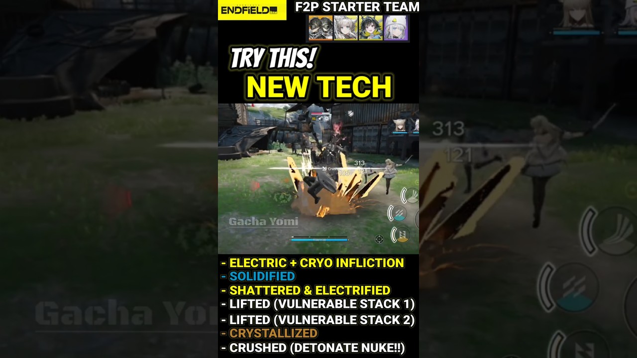 Endmin F2P Starter Team (New Tech Rotation) - Arknights Endfield
