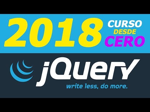 JQUERY Tutorial Español - 💪 Curso de jQuery 2018 desde cero 💪