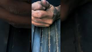 Restoration of Flat and Lifeless Tire | DIY Tyre restoration