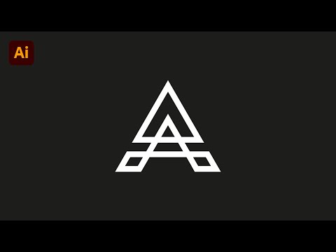 How To Make Logo in Adobe Illustrator طريقة تصميم شعار على الاليستريتور