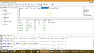 Lesson 2 Create table and attributes in MySQL