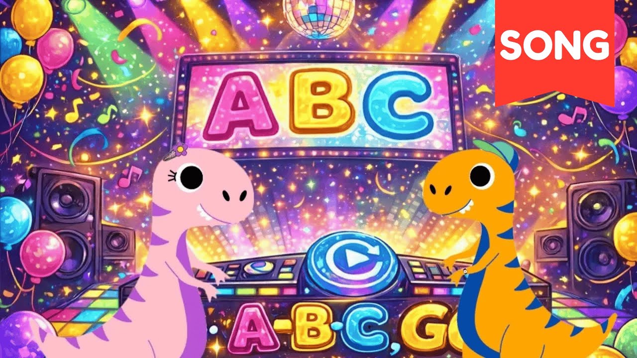 ABC Song for Kids | Alphabet Dance Party A–Z with Nova and Rexo