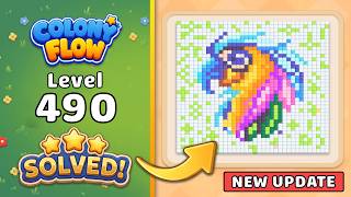 Colony Flow! Level 490 Walkthrough 🐜 | ABI GAMES Solution & Gameplay 🧩 (New Update)