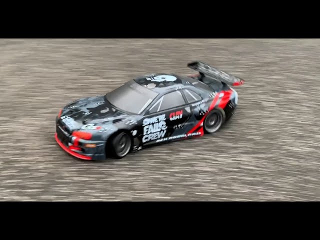 MICRO RS4 DRIFT FAIL CREW NISSAN SKYLINE R34 GT-R 1/18