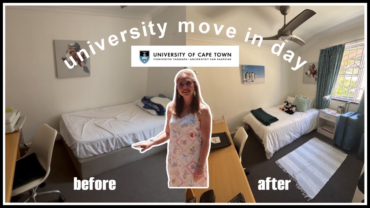 Is This My LAST University Move-In?! | UCT Final Year + Room Tour
