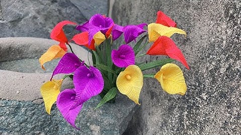 ABC TV | How To Make Calla Lily Filler Flower  - Craft Tutorial