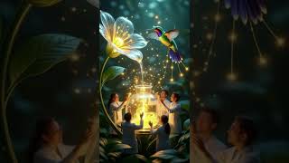 “Hummingbird Nectar Plant 🌸🐦 | Miniature Workers Grow a Machine of Light”