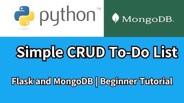 Simple CRUD To-Do List with Flask and MongoDB | Beginner Tutorial