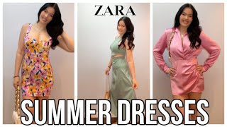 Summer Dresses Try On Haul 2023 !! NEW Zara Dresses I HM Dresses I Dossier