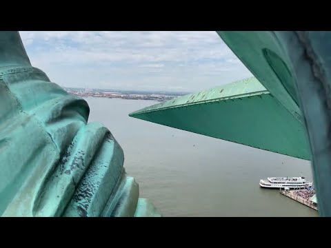 INSIDE Statue of Liberty REVEALED! Tour the Crown!