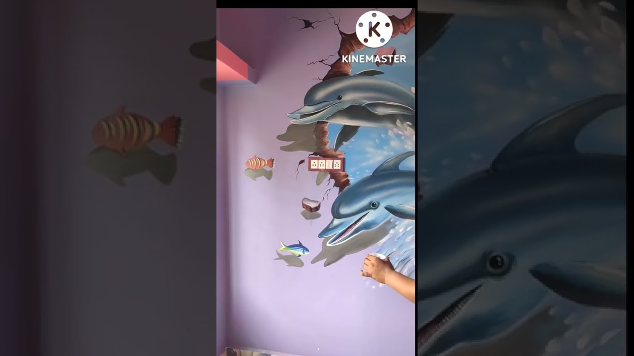 new Dolfin wall painting