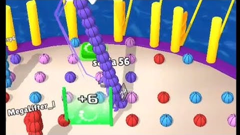 BRIDGE RACE Games  gameplay android bridce race game 🎮 easy level 🎚️ 