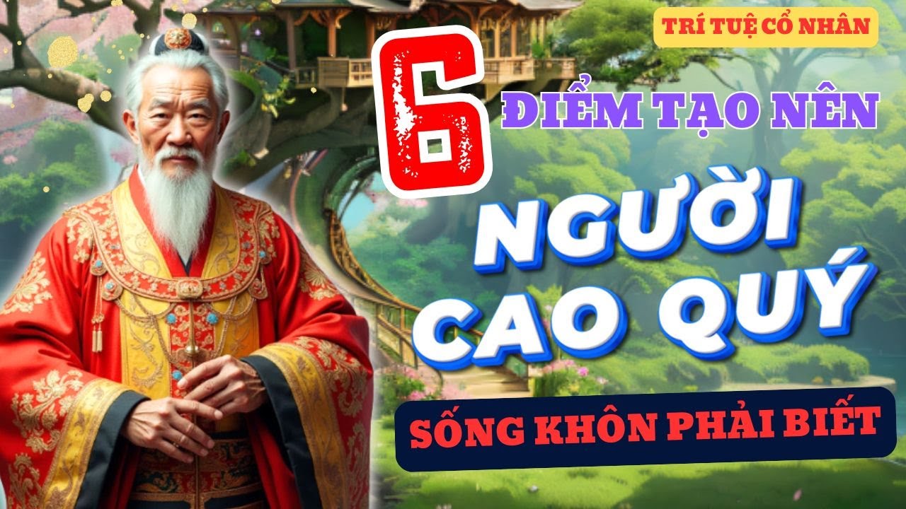 Cổ Nhân Dạy: 6 Điểm tạo nên NGƯỜI CAO QUÝ Sống khôn Phải biết | Triết ...