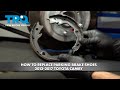 How to Replace Parking Brake Shoes 2012-2017 Toyota Camry