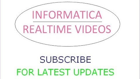 Informatica interview questions and answers-Part6