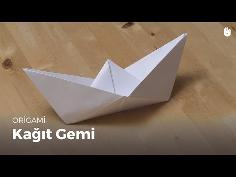 Kolayca origami yapmayı öğrenin: Kağıt tekne