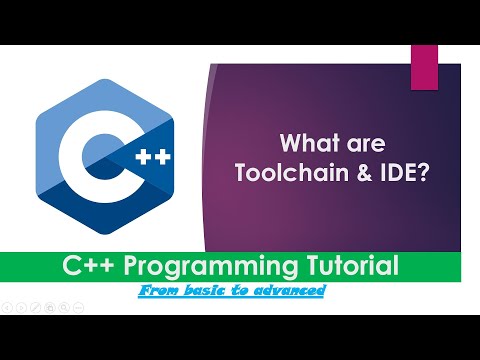 03. Lecture: What are toolchain & IDE? | C++ programming tutorial | English Subtitles