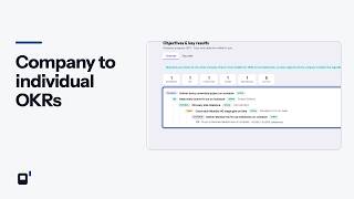 From a company objective to an individual one: the OKR cascade Guide
