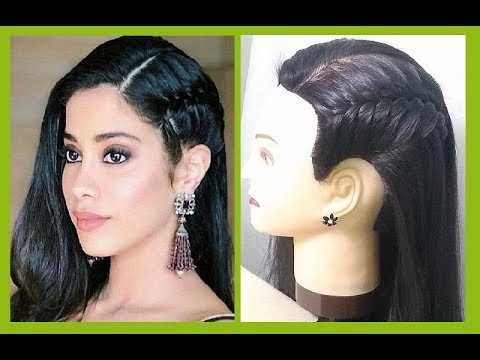 Girl's Modern Free Hair Hairstyles for Jeans/Tops/Kurti/Maxi || Janvi Free Hair  Style - YouTube