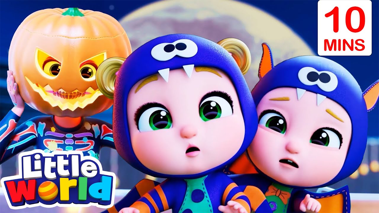 Halloween Boo Party! 🎉 Little Angel Kids Songs & Nursery Rhymes