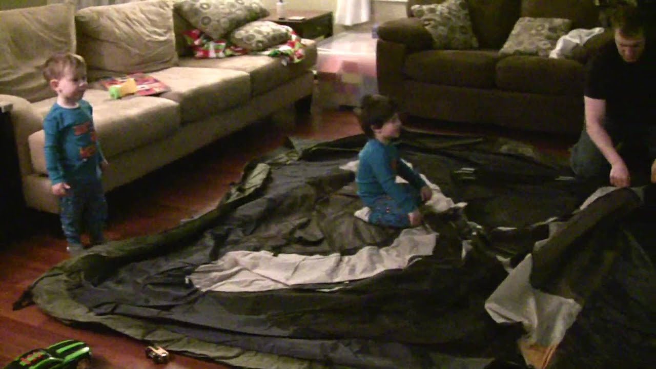 Setting up the living room tent YouTube