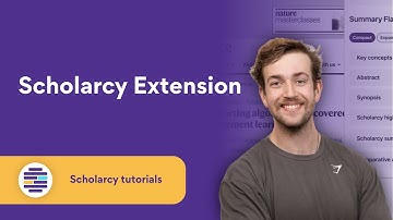 How to install and use the Scholarcy browser extension | Easy ways to read more literature!