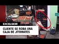 Graban a sujeto que se roba una caja de jitomates de la Central de Abastos