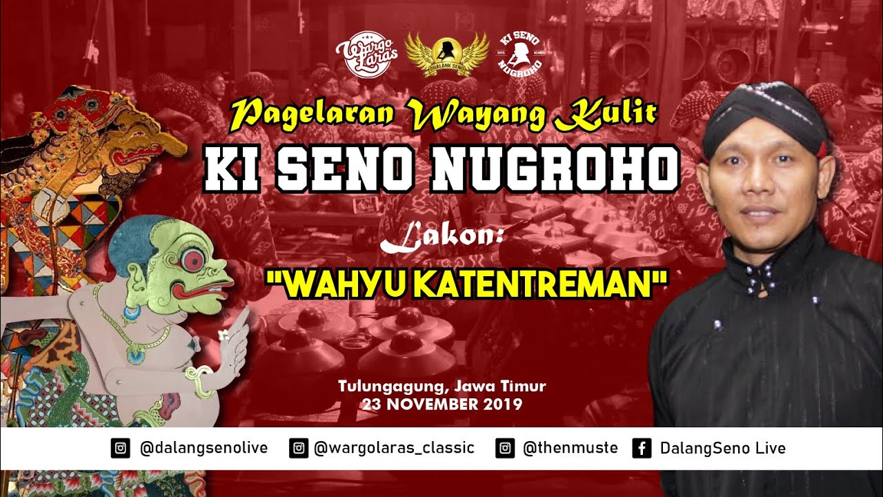 #LiveStreaming KI SENO NUGROHO - WAHYU KATENTREMAN