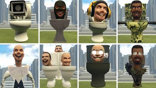 All New Skibidi Toilet Family in Garry's Mod