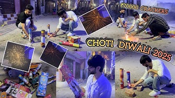 HAPPY CHOTI DIWALI CELEBRATION😍Testing Crackers Diwali Stash 2025🎆 #patakhe #crackers nagpal & sons🔥