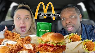 We Tried MCDONALD'S New CAESAR Menu!