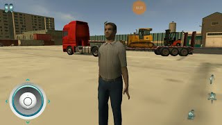 Euro Truck Simulator #3 - BÁC TÀI ĐẸP TRAI CHẠY ĐẦU KÉO CHỞ XE ỦI  - GAME LÁI XE TRÊN ĐIỆN THOẠI screenshot 5